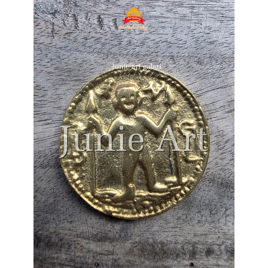 Uang Koin Kuningan MODEL KUNO BENTUK YAS IN