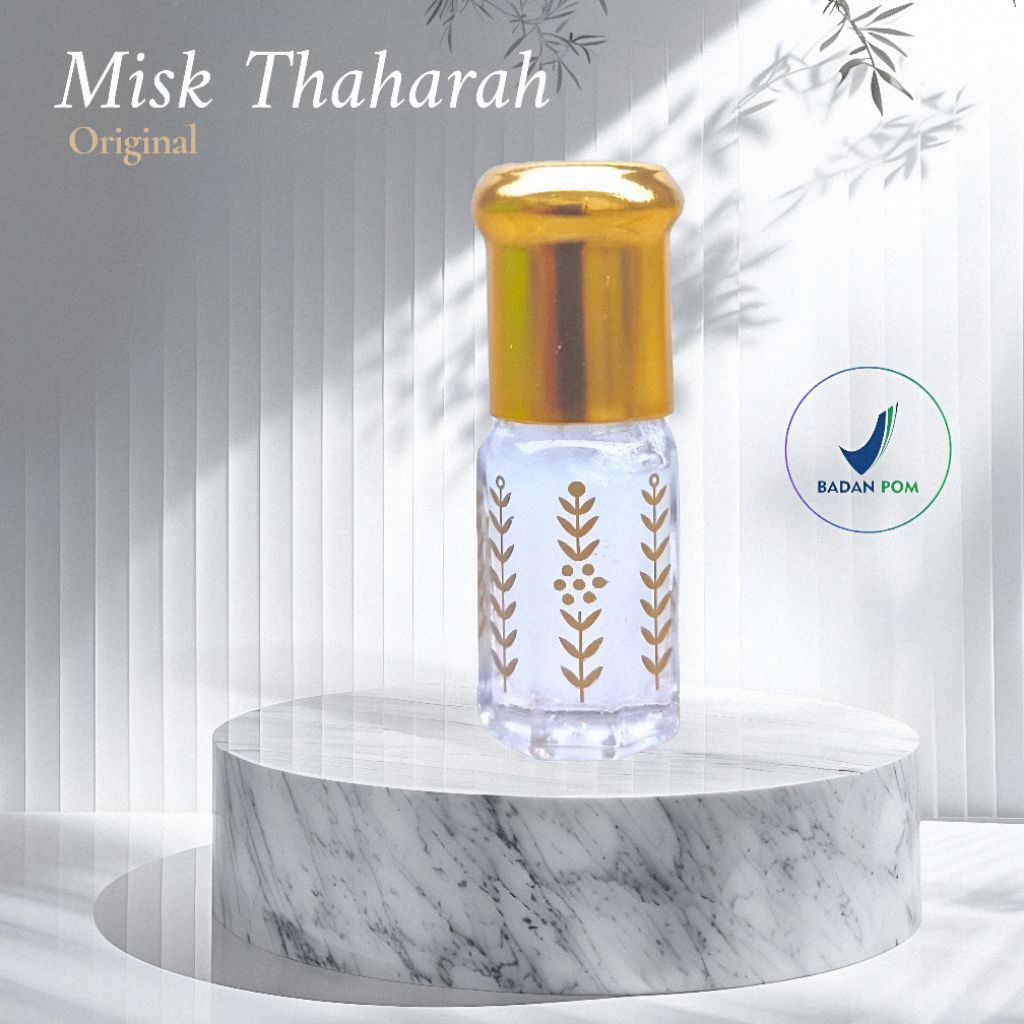Misk Thaharah | Parfum Misk Thoharah Original 3ml Non Alkohol | Parfum Unisex Tahan Lama