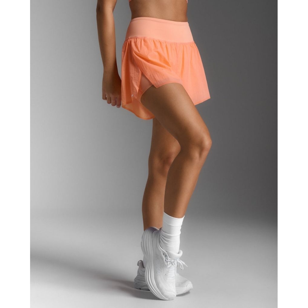 2XU AERO HI-RISE 2-IN-1 3 INCH SHORTS WR7352B DGP/WRF ORIGINAL