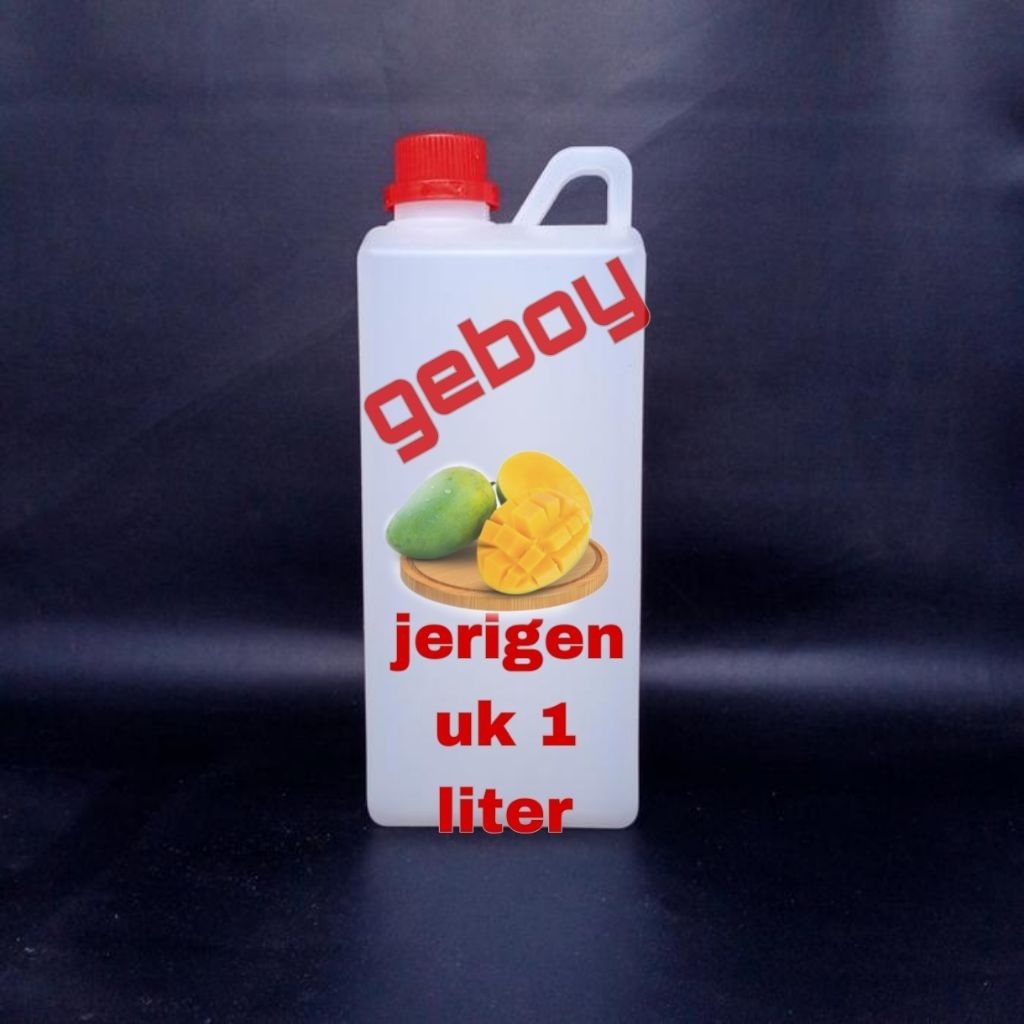 Jerigen 1 liter segel besar tebal BARU ISI 1 PCS