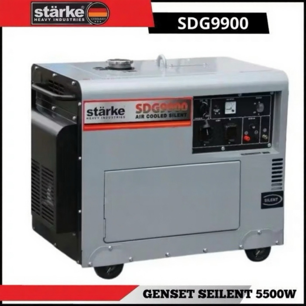 Starke SDG9900 Genset Silent 5000 Watt Maksimal 5500 SDG 9900