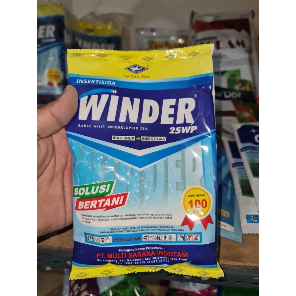 Winder 25 WP adalah insektisida sistemik racun kontak dan lambung yang efektif mengendalikan hama pe