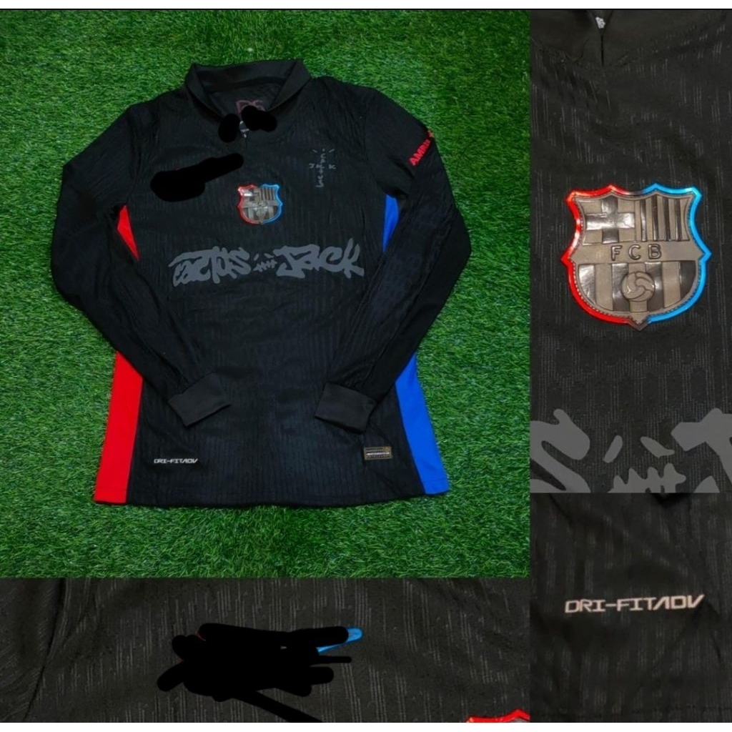 Jersey Kaos Baju Bola Barcelona Barca Barka Barce Home Away 3rd Third Home Away 3rd Third Travis Sco