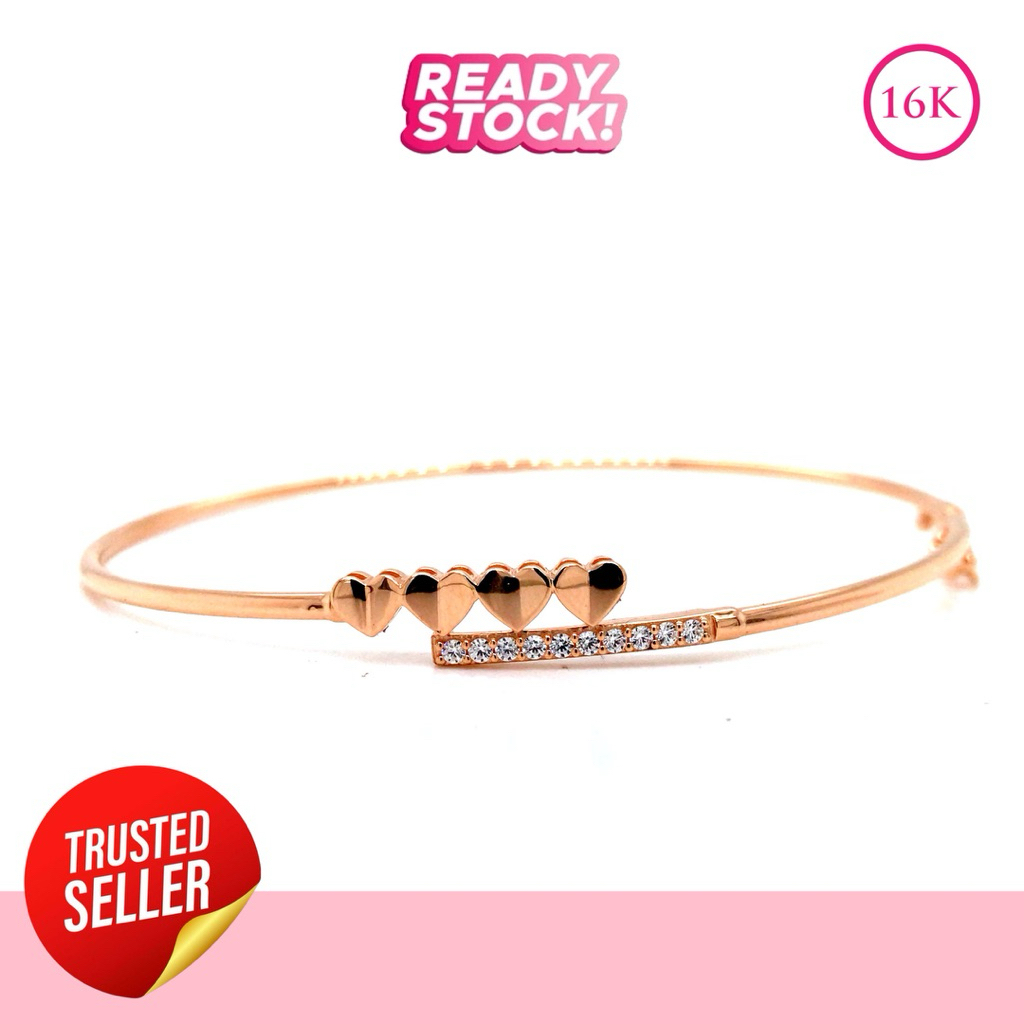 Gelang Oval Emas 16k