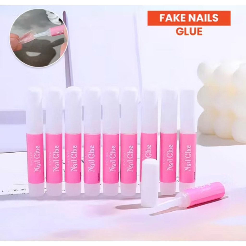 lem cair dan lem gel kuku palsu / press on nails