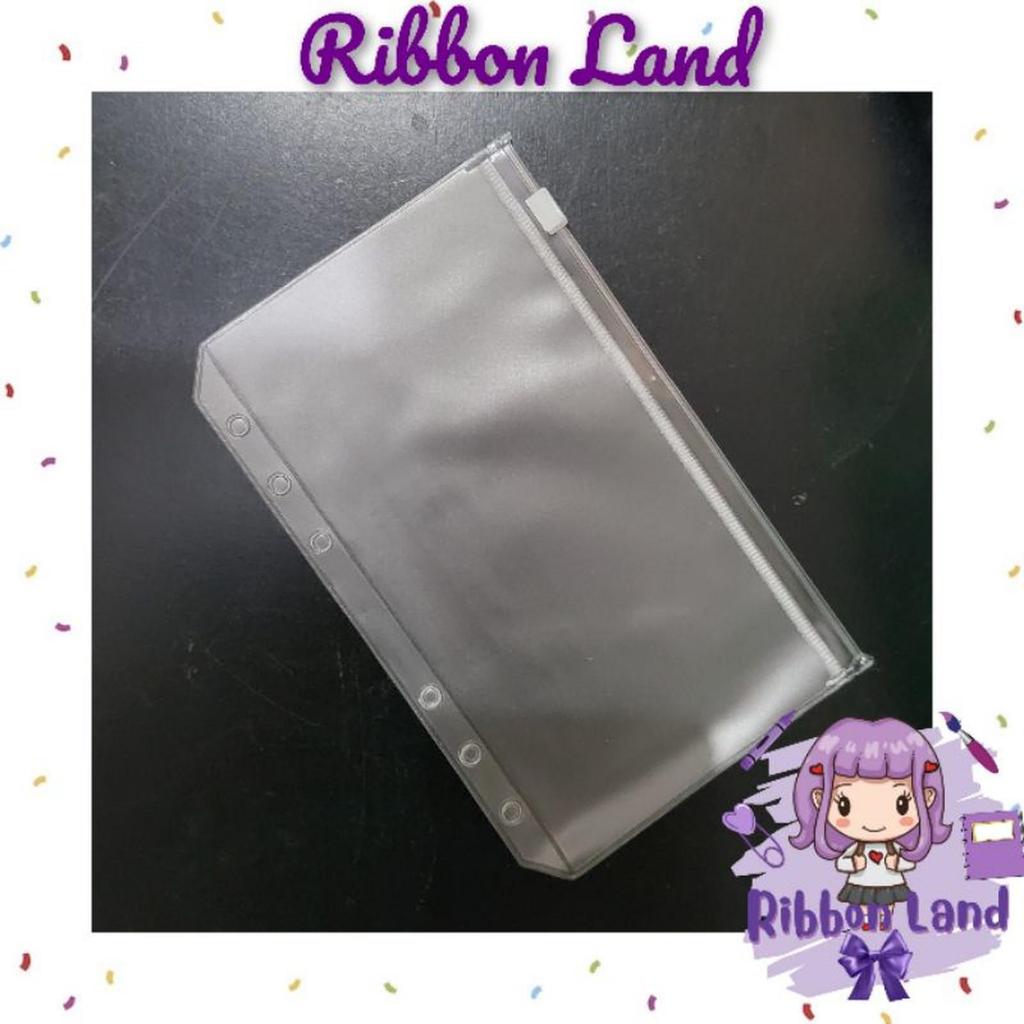 A6 Zipper Ziplock PVC PREMIUM 6 Ring