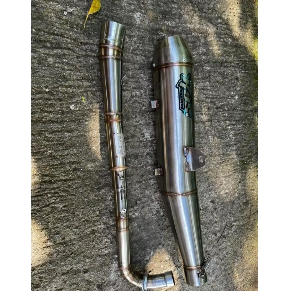 KNALPOT SUPRA FI INJEKSI FULSTENLIS KJS ORIGINAL FULSET