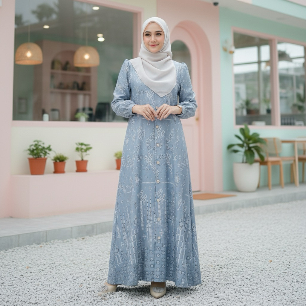 Premium Import Gamis Cewek Model Mewah Dres Syari Kondangan Dress Jumbo Muslimah Gamis Terbaru 2026 
