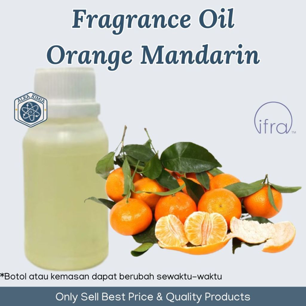Fragrance Oil Orange Mandarin 100gr / FO Orange Mandarin Pewangi Sabun & Bodycare / Fresh Clean Scen
