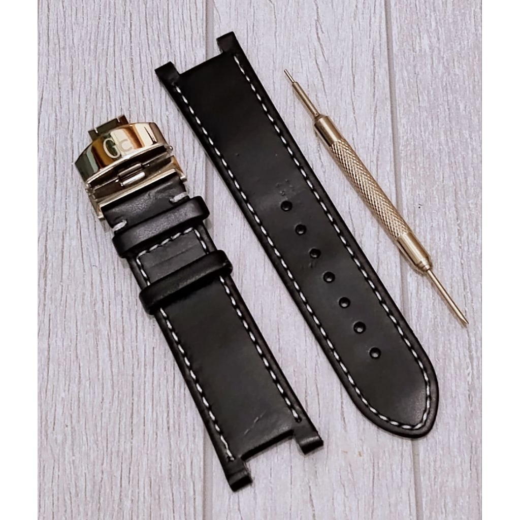 Tali strap jam tangan GC guess collection guess kulit leather pria 22mm