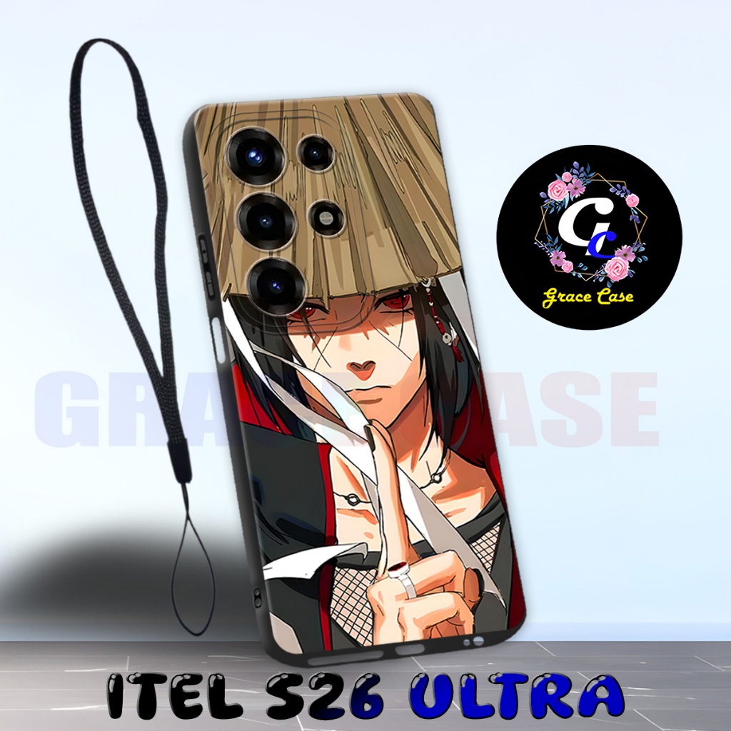 (GC7) Softcase karet Hp ITEL S26 ULTRA Terbaru 2024 | Case Anime  | Case ITEL S26 ULTRA TERBARU 2024