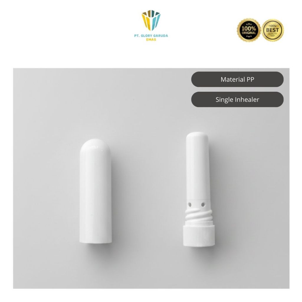 White Packaging Stick Tube Inhaler/kemasan inhaler stik/inhaler kosong