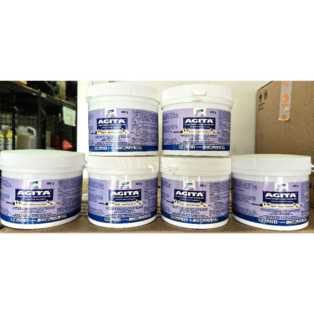 AGITA 10 WG 400gram SANGAT EFEKTIF OBAT RACUN PEMBASMI LALAT PALING AMPUH ORIGINAL PESTISIDA PETERNA