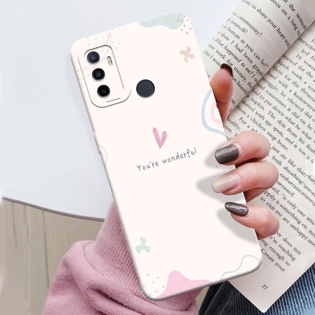Case Oppo A53 - ORORA -  Casing Oppo A53 - Motif case Aesthetic - softcase Oppo A53 Pelindung Hp Aks