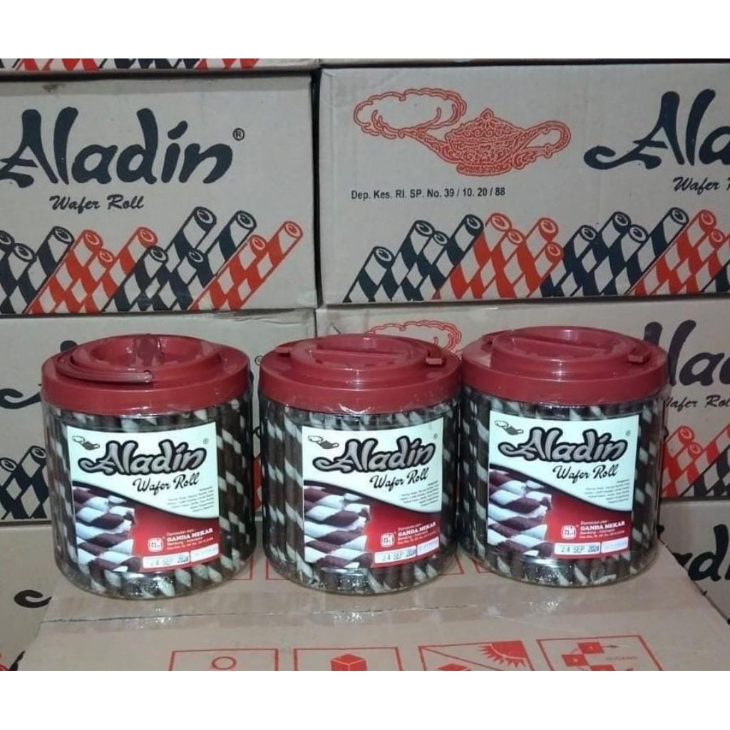 aladin astor coklat toples wafer roll