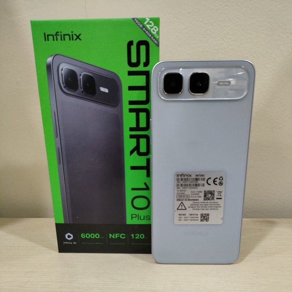 Handphone Infinix Smart 10 Plus Ram 8 128GB