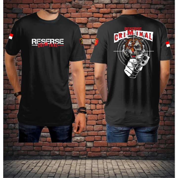 T-Shirt reskrim lengan pendek terbaru/kaos satreskrim terbaru