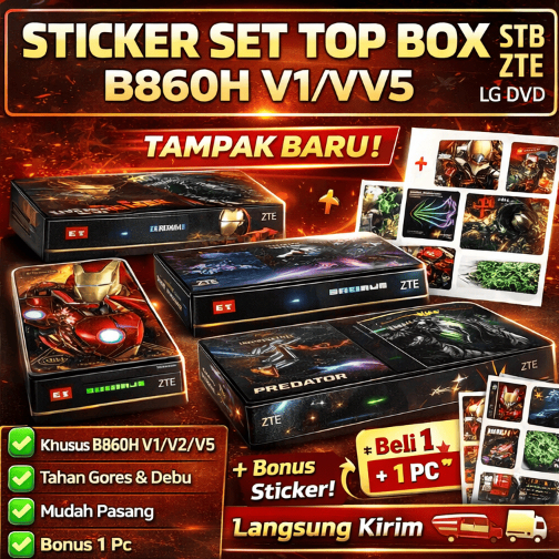 Sticker Stb Zte B860H V5 V2 V1