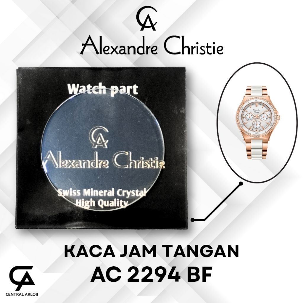 Kaca Jam Tangan Alexandre Christie AC 2294 BF
