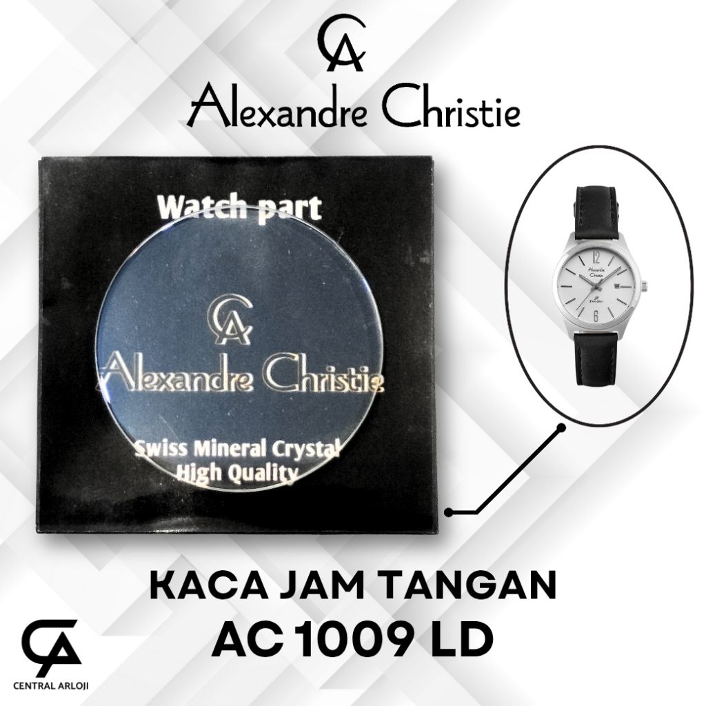 Kaca Jam Tangan Alexandre Christie AC 1009 LD