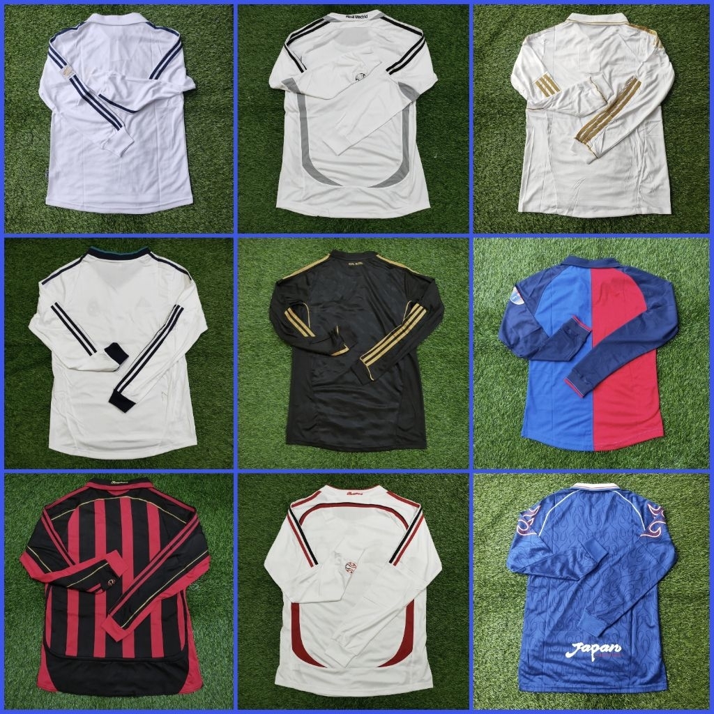 JERSEY BOLA RETRO LIGA EROPA HOME AWAY 3RD THIRD 1902 1992 1993 1994 1995 1996 1997 1998 1999 2000 2