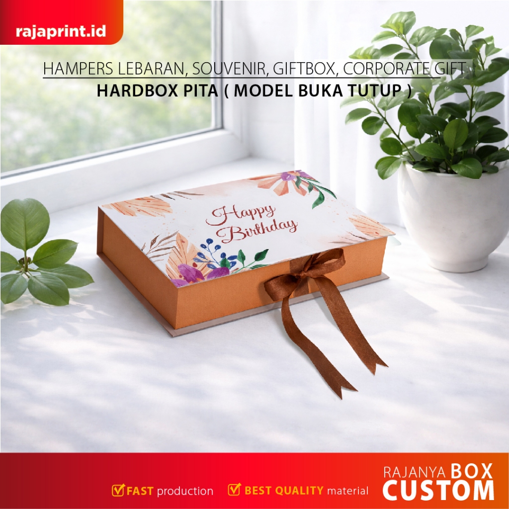 KOTAK HAMPERS / HAMPERS LEBARAN / GIFT BOX / HARDBOX CUSTOM /  KOTAK KADO PREMIUM / SOUVENIR / CORPO