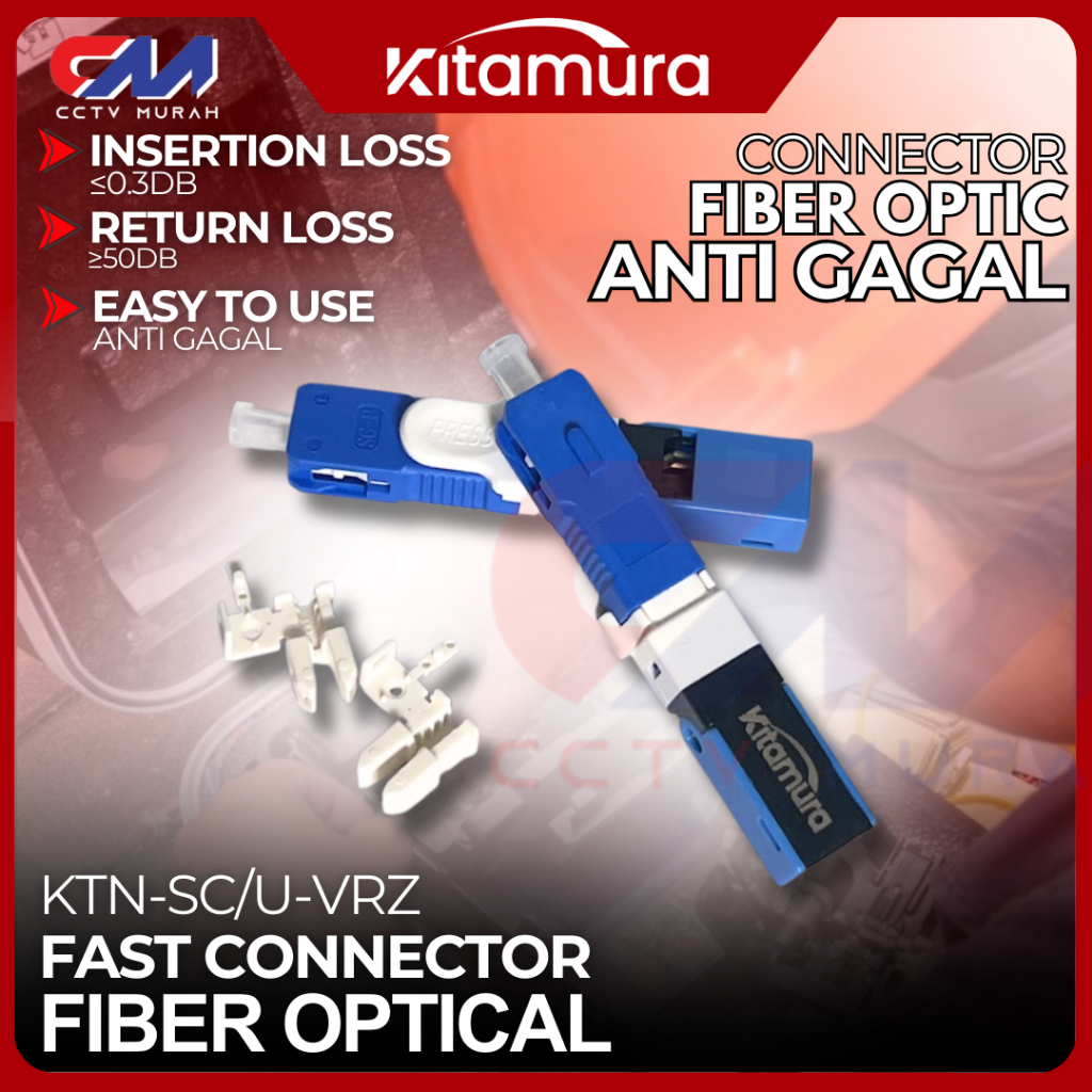 KITAMURA Fast Connector SC/UPC Anti Gagal