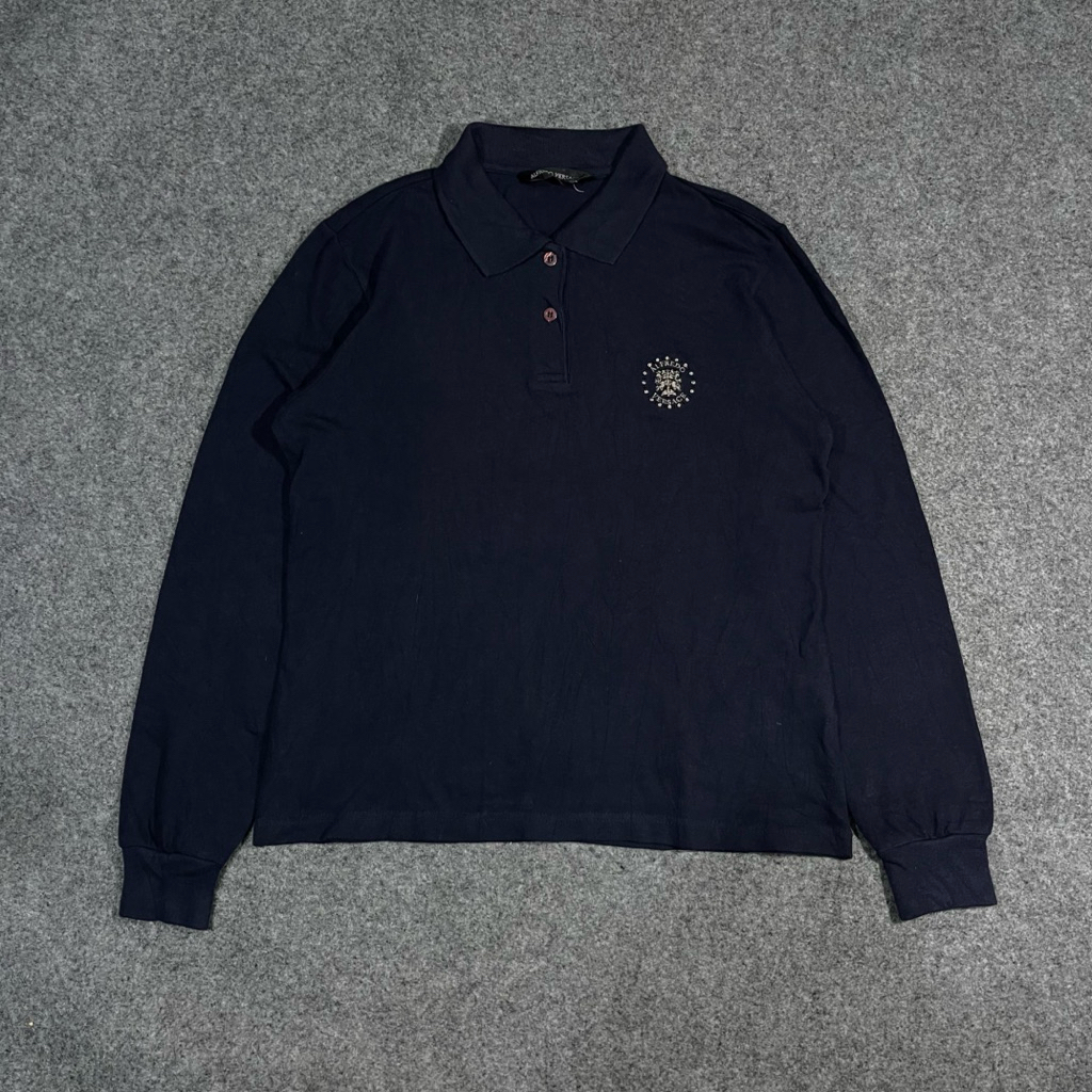 Kemeja polo panjang Alfredo Versace second