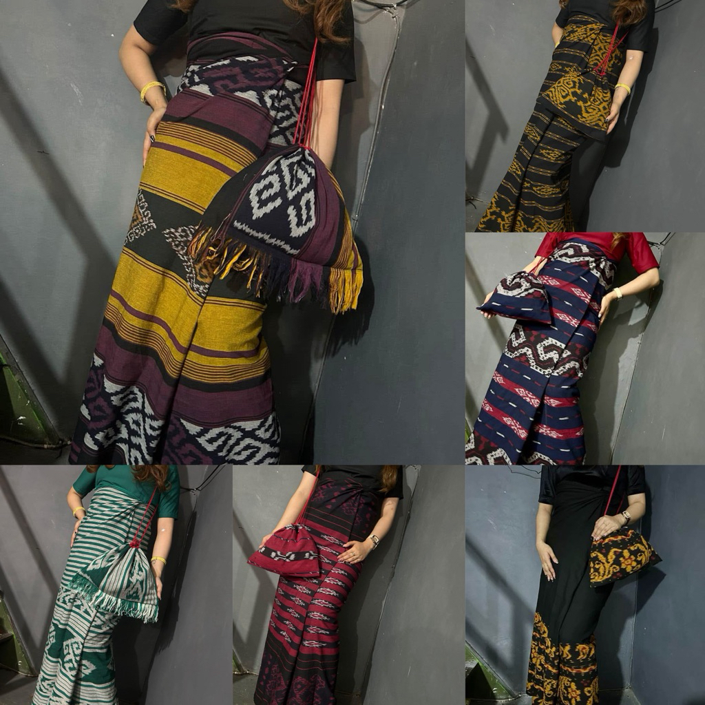 SARUNG TENUN JEPARA SIAP PAKAI / SARUNG TENUN KHAS NTT
