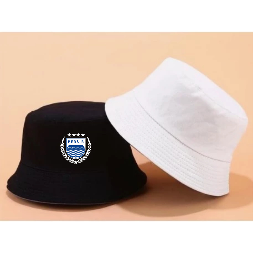 TOPI BUCKET HAT DEWASA PERSIB BINTANG 4 / TOPI BUCKET HAT DEWASA CASUAL / TOPI BUCKET HAT BOBOTOH / 