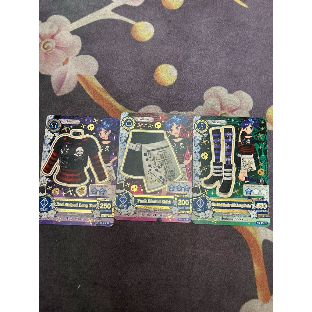 AIKATSU CARDS (AOI SET) REAL CARDS