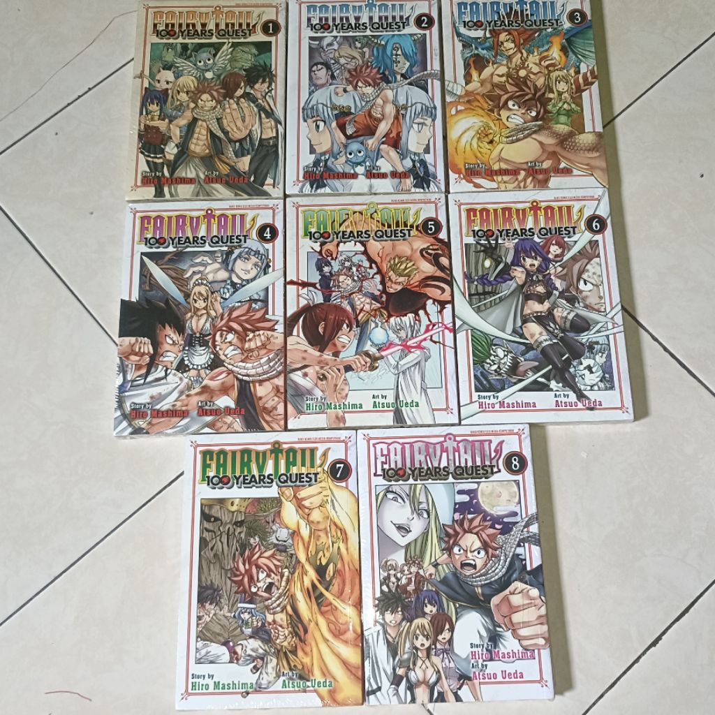 komik fairy tail 100 years quest set vol 1-15 original segel