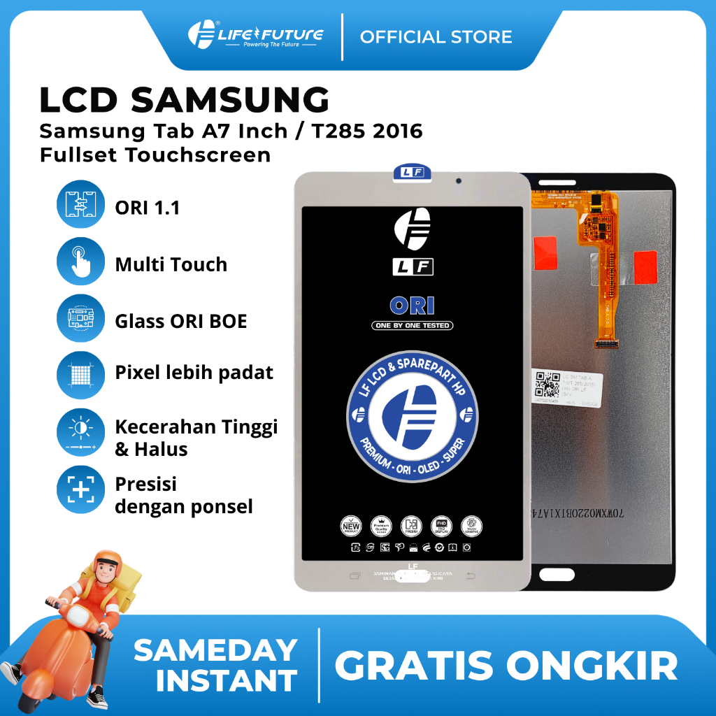 LF - LCD Samsung Tab A7 Inch / T285 2016 Fullset Touchscreen