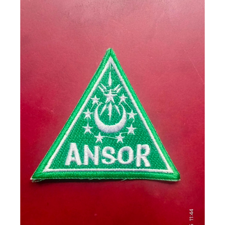 Logo Ansor/Lokasi/Label nama bordir biasa custom