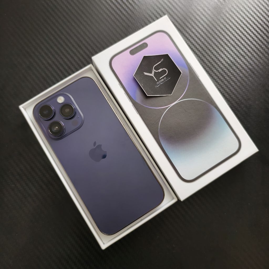 *TERMURAH & BERGARANSI* iPhone 14 Pro Second 256GB - Ex Resmi iBox Indonesia.