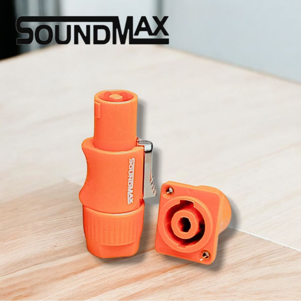 Jack + Soket Spikon SOUNDMAX Orange Spikon Speaker