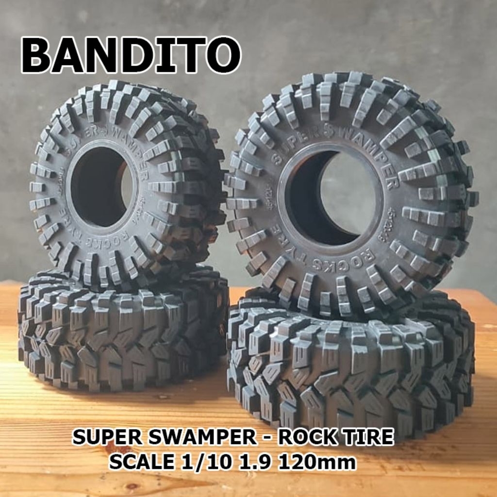 BANDITO Ban RC Adventure V21 Super Swamper Rock Tire MAXXIS 1.9 120mm