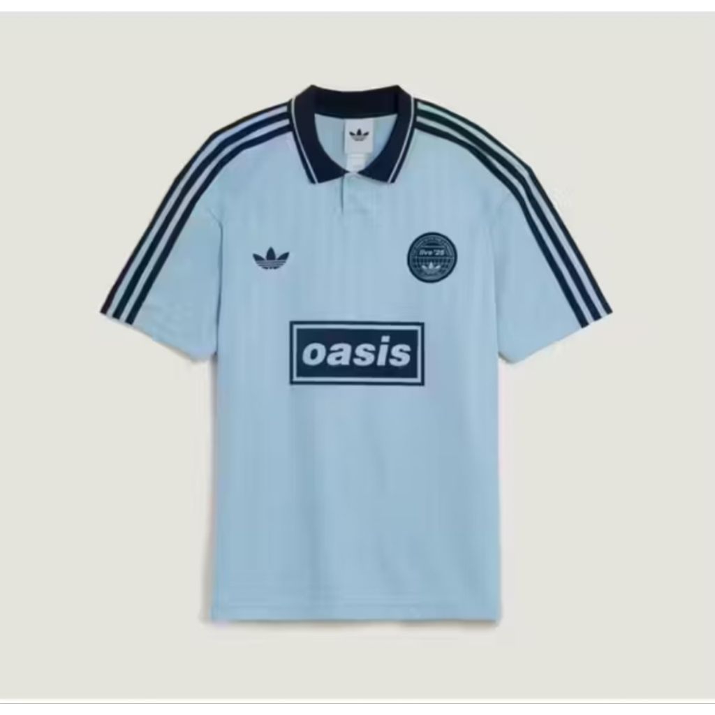 Adidas X Oasis Tour Jacquard Jersey Biru Dryfit S-2XL
