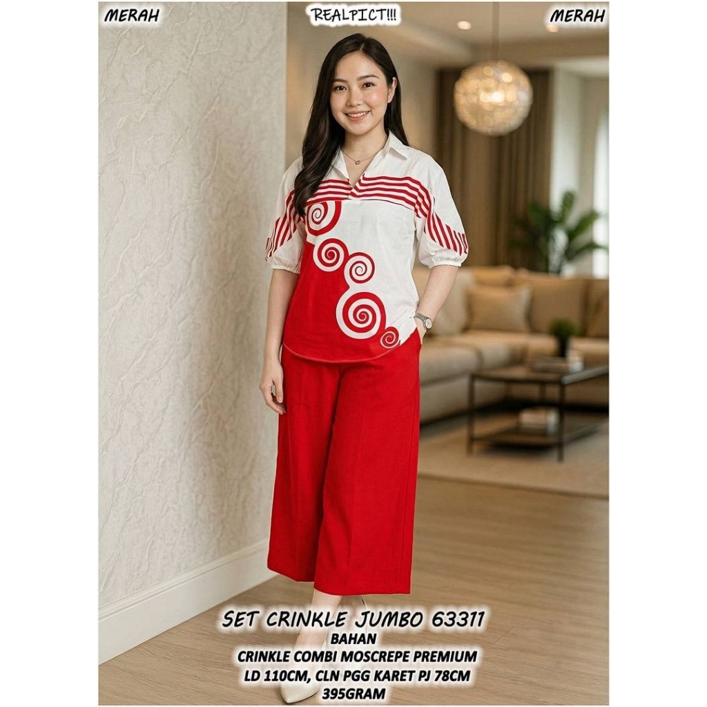 SET CRINKLE JUMBO 63311