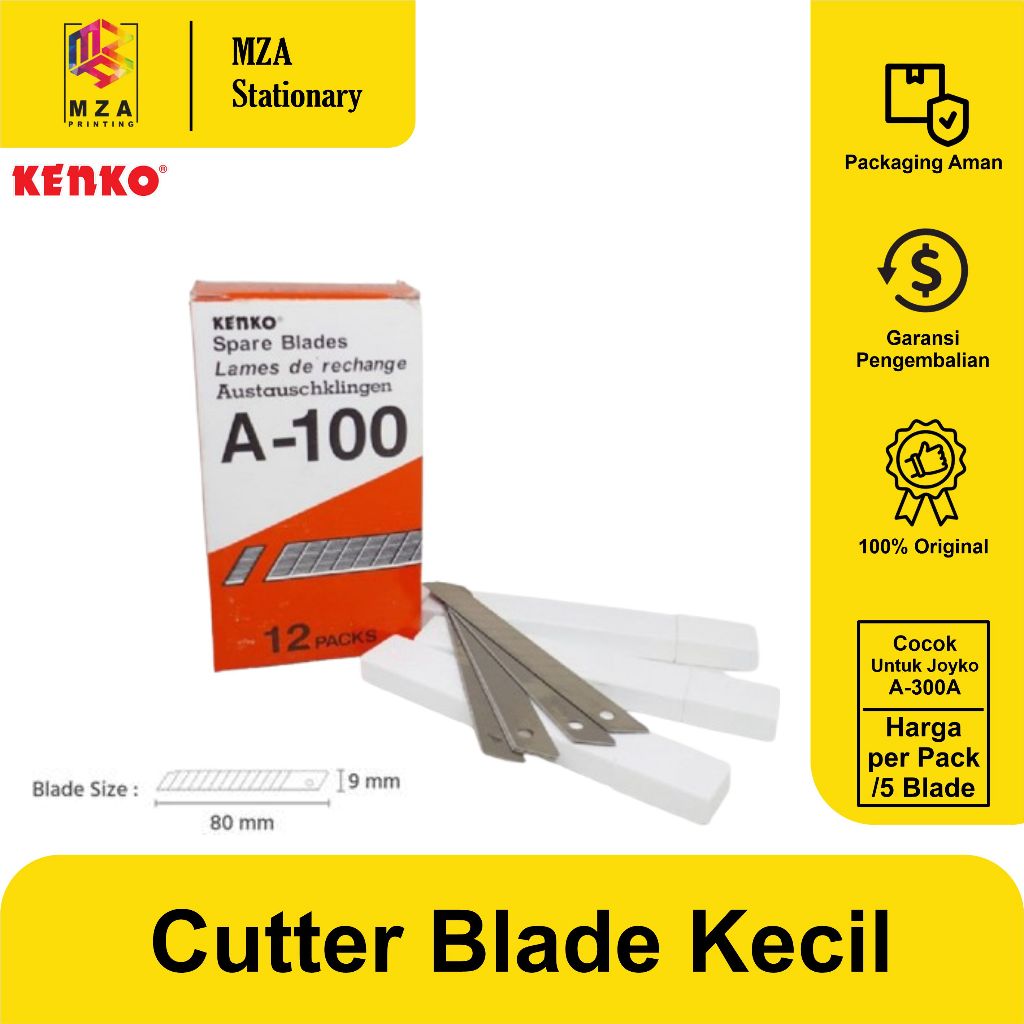 Isi Cutter Kecil A-100 Kenko / Refill Cutter Blade Kecil A-100 Kenko, cocok Untuk A-300 & K-200