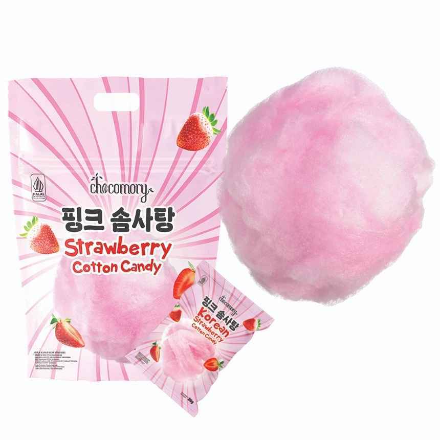 CHOCOMORY - Strawberry Cotton Candy OLEH OLEH BANDUNG