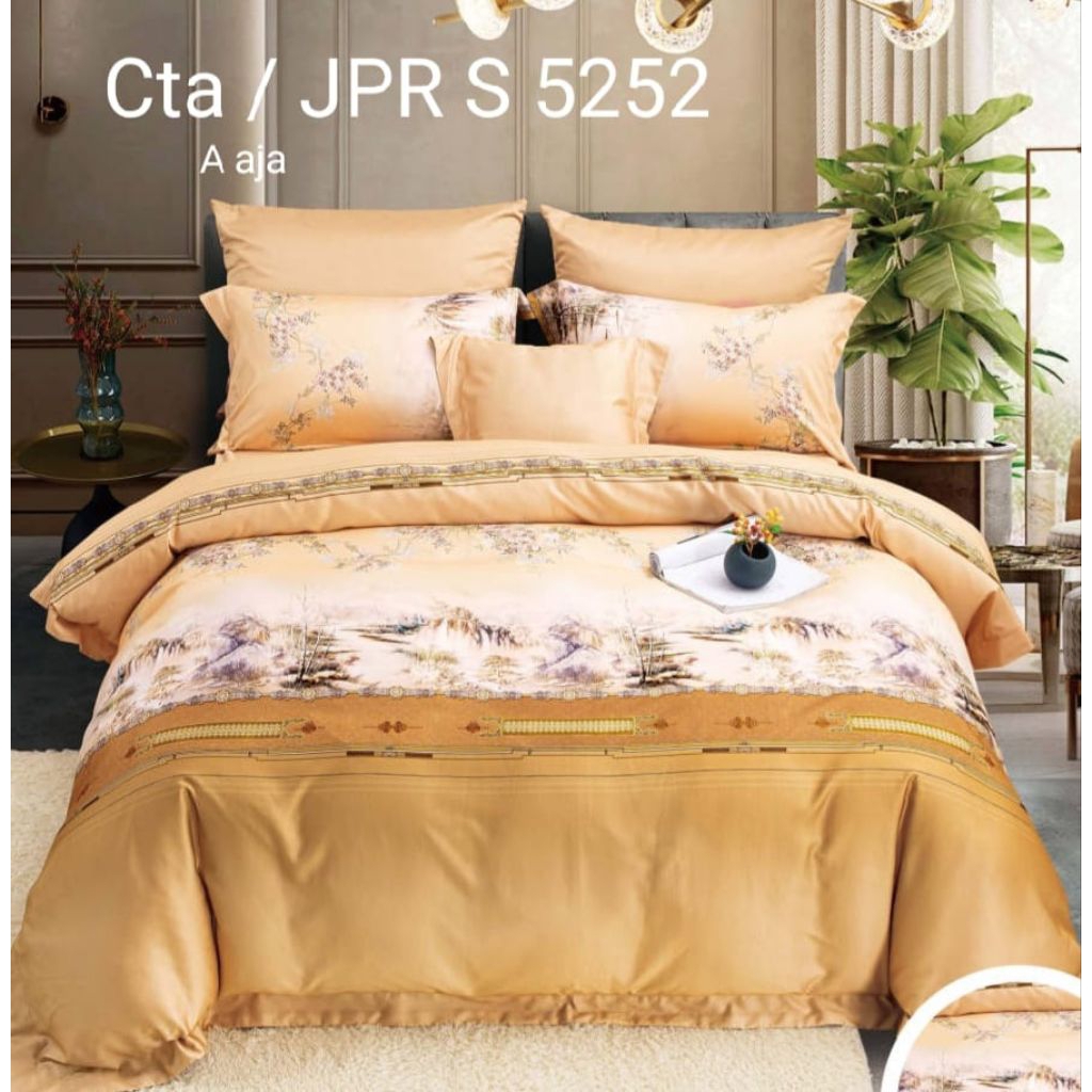 Sprei Katun Jepang PREMIUM MOTIF CANTIK IMLEK/WEDDING/NATAL DEWASA TERBARU (ANTI GESER) ALL SIZE Hom