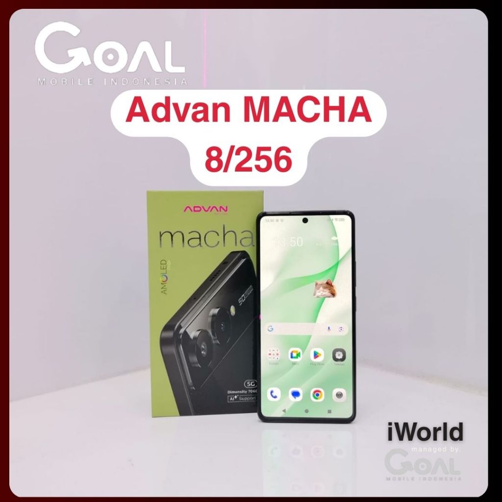 ADVAN Smartphone Macha 5G | Dimensity 7060 | AMOLED 6.67 Inch | RAM 8GB + Storage 256GB UFS 3.1 | By