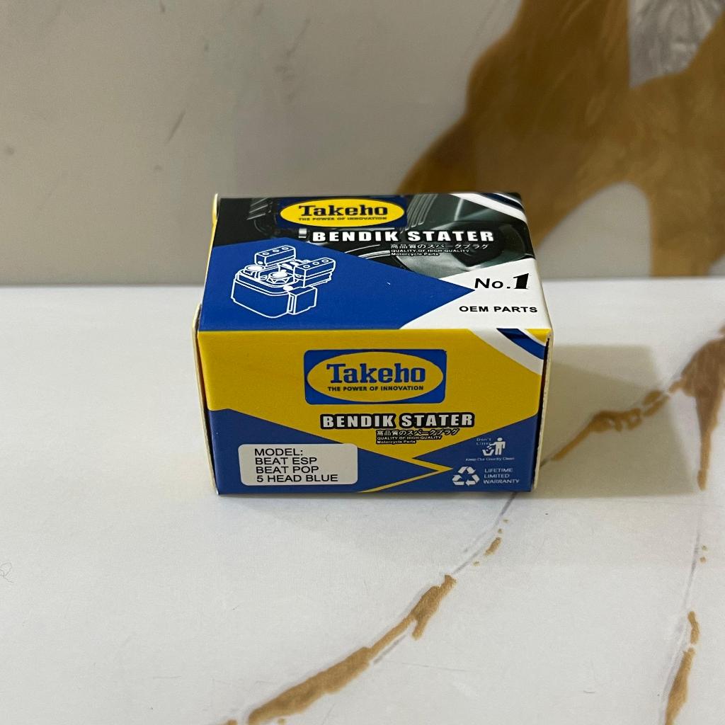 SWITCH STARTER / BENDIK STATER MOTOR RELAY BEAT ESP/BEAT POP KAKI 5 BIRU (K81) (BAHAN TEMBAGA ASLI) 