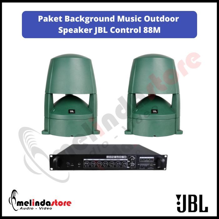 Paket Background Music Outdoor Speaker JBL 88M
