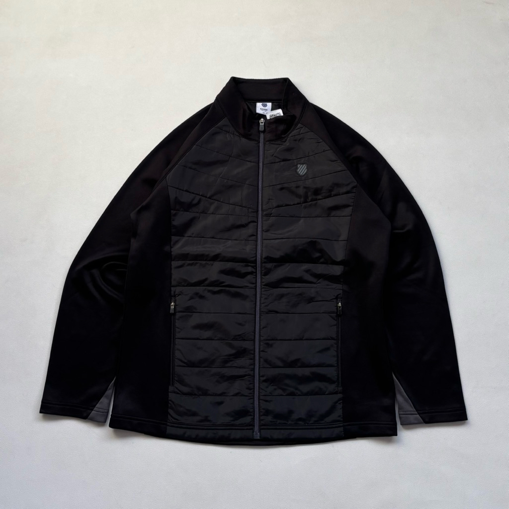 Tracktop Jeket K.Swiss Black