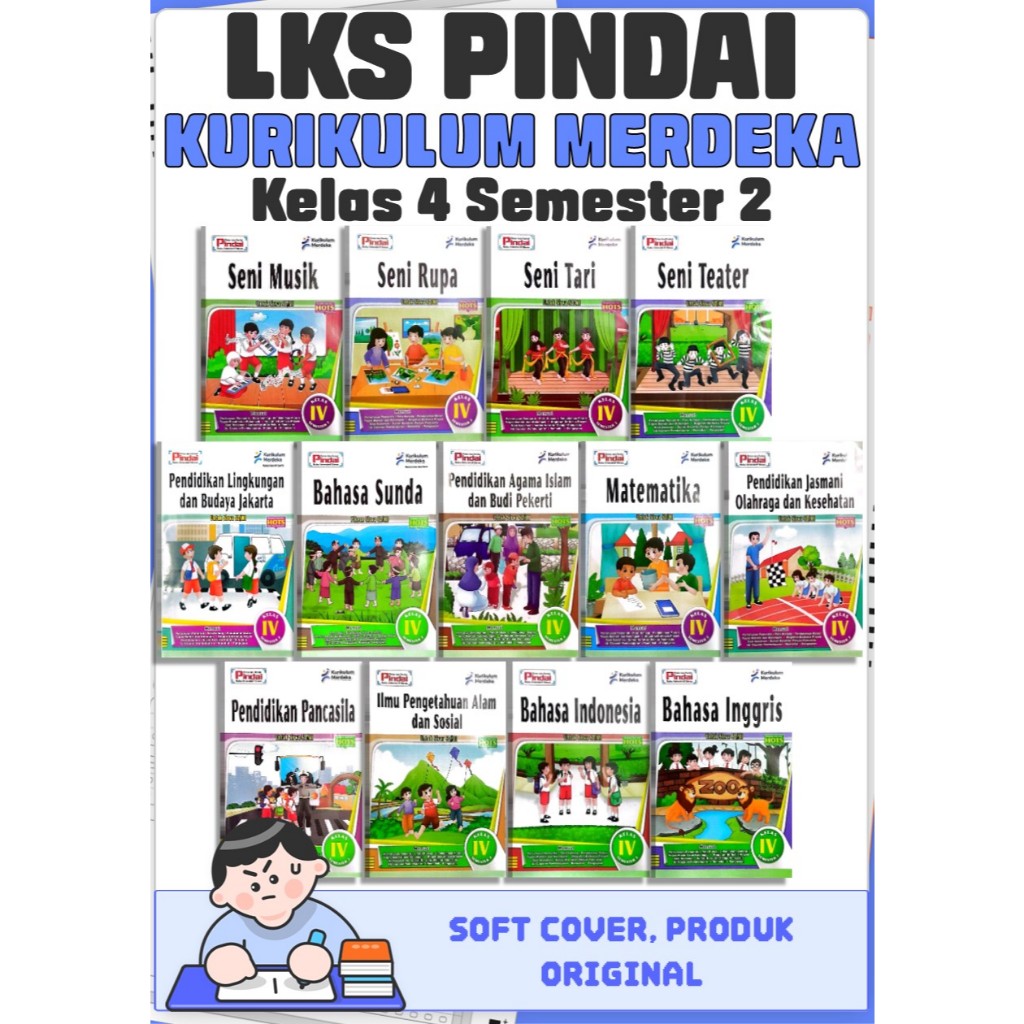LKS PINDAI KELAS 4 SEMESTER 2 KURIKULUM MERDEKA (ARYA DUTA) (2024)