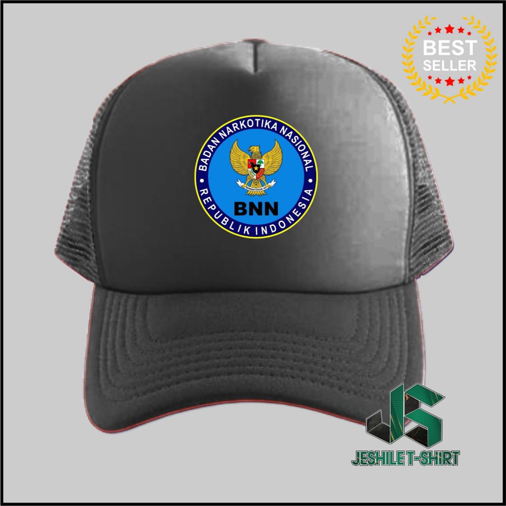 Topi Jaring Topi Trucker logo BNN Badan Narkotika Nasional Dewasa Pria Wanita premium high quality b