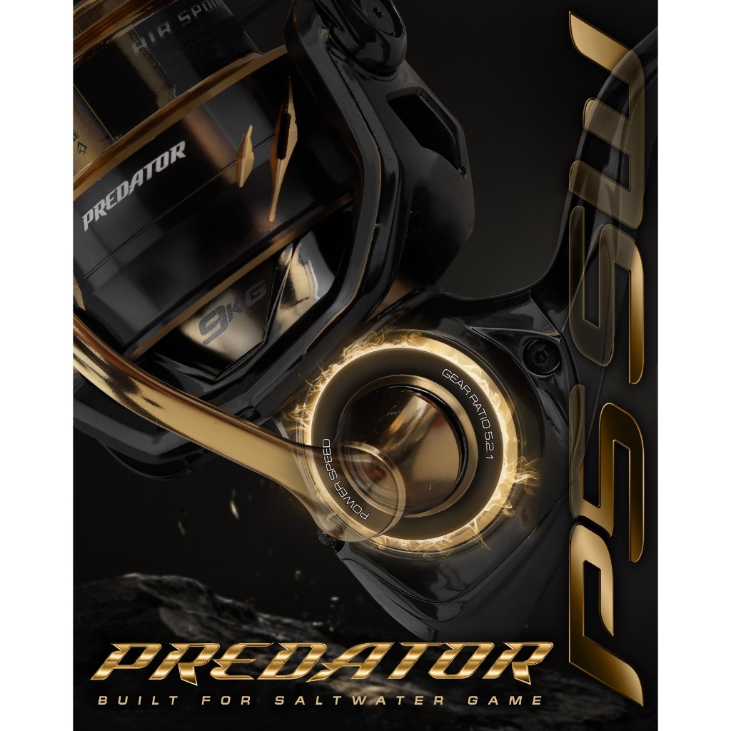 Daido  - Reel Predator Duralium Spinning - Reel Pancing
