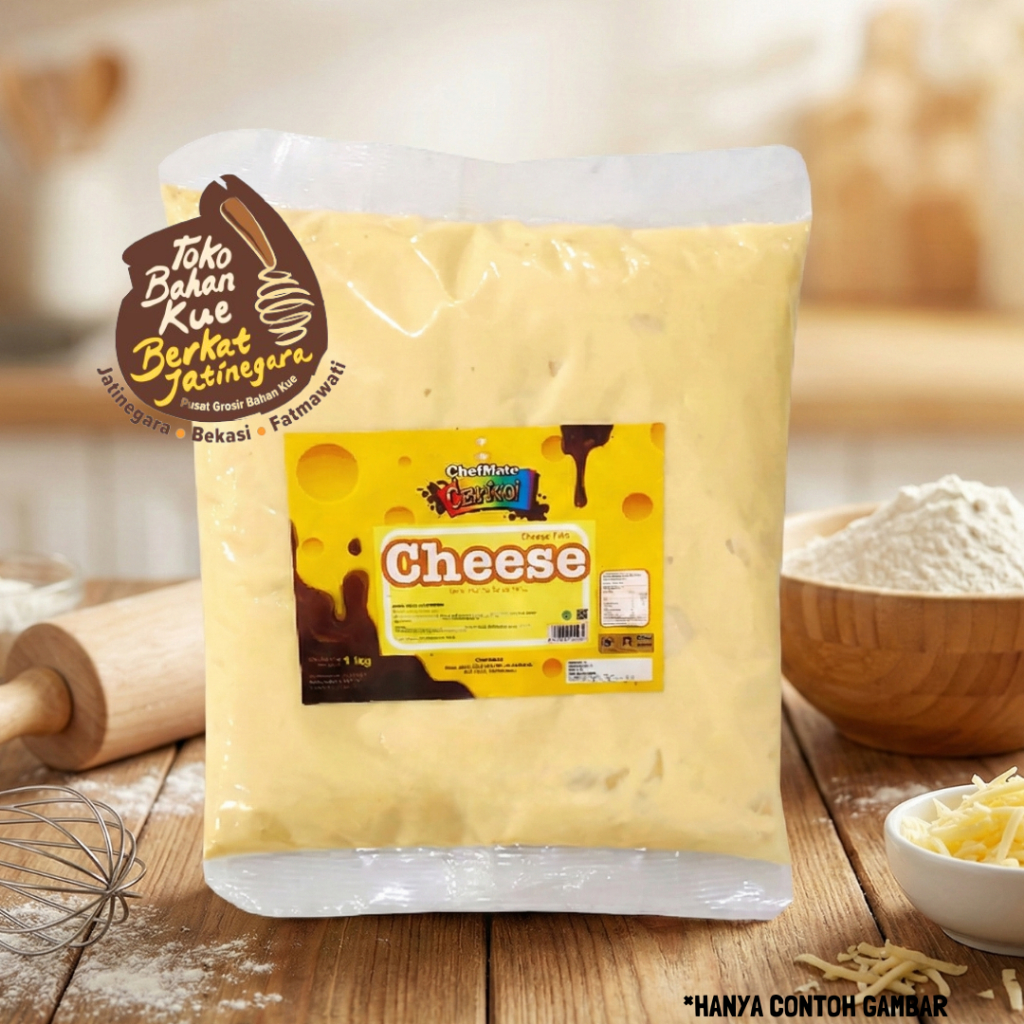 CHEFMATE PASTA FILLING CHEESE ( KEJU ) KEMASAN 1 KG  / FILLING KEJU